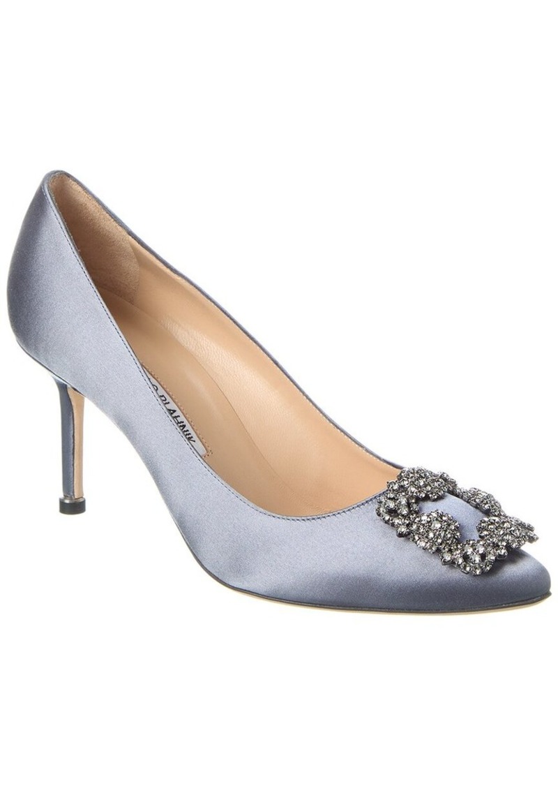 Manolo Blahnik Hangisi 90 Satin Pump