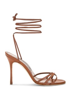 Manolo Blahnik Leva 105 Leather Sandal