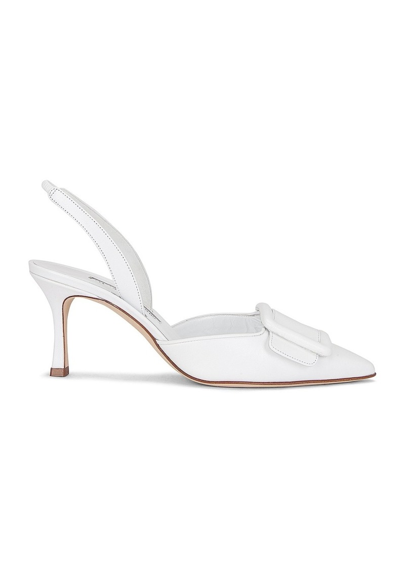 Manolo Blahnik Maysli 70 Nappa Slingback