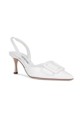 Manolo Blahnik Maysli 70 Nappa Slingback