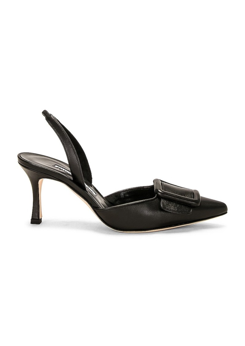 Manolo Blahnik Maysli 70 Nappa Slingback