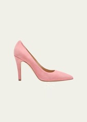 Manolo Blahnik Nelirapla Suede Stiletto Pumps