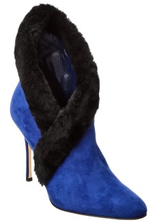 Manolo Blahnik Nestanu 105 Suede Boot