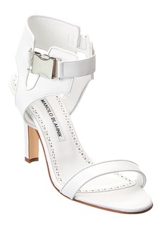 Manolo Blahnik Pollux 105 Leather Sandal