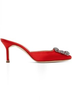 Manolo Blahnik Red Hangisimu Heels