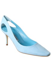 Manolo Blahnik Toplaca 70 Suede Pump