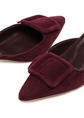 Manolo Blahnik Maysale 50mm suede pumps