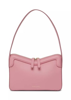 Mansur Gavriel Frame Mini Lizard-Embossed Crossbody Bag