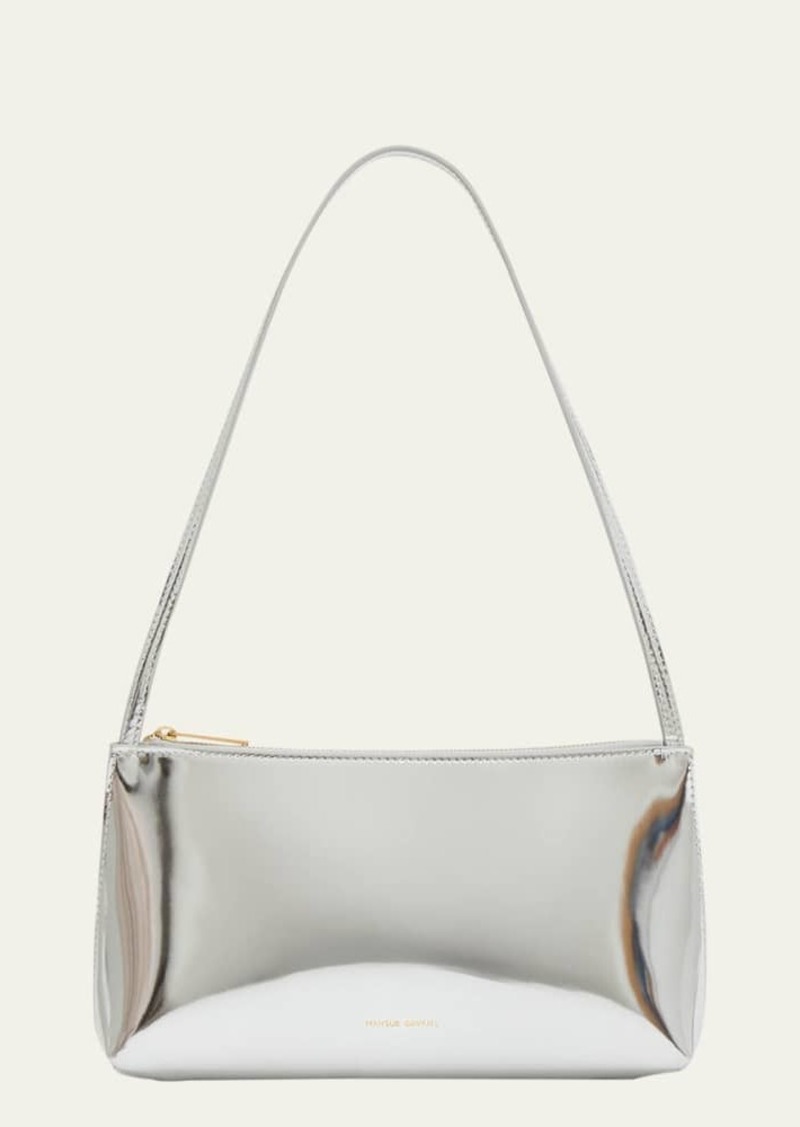 Mansur Gavriel Gaia Metallic Leather Shoulder Bag