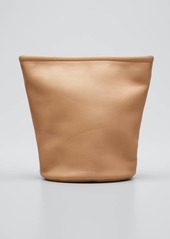 Mansur Gavriel Leather Zip Bucket Bag