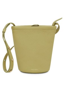 Mansur Gavriel Mini Zip Leather Bucket Bag