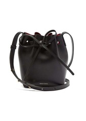 Mansur Gavriel Red-lined Mini Mini leather bucket bag