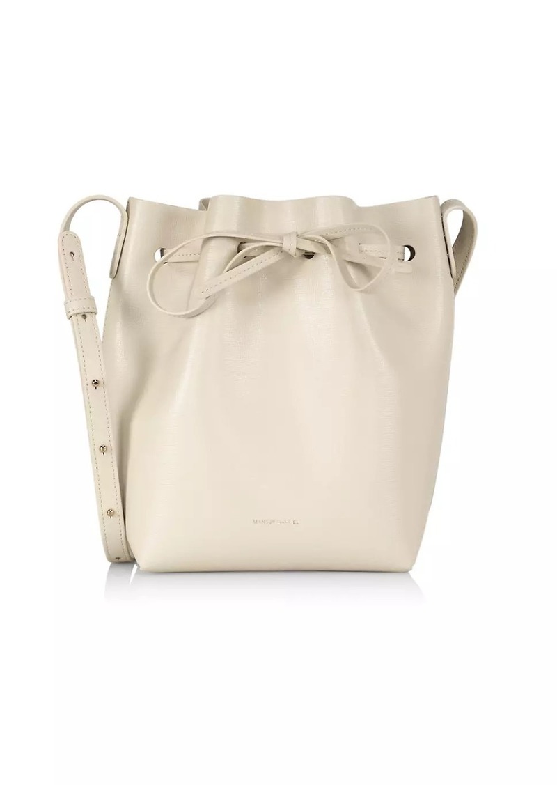 Mansur Gavriel Mini Leather Bucket Bag