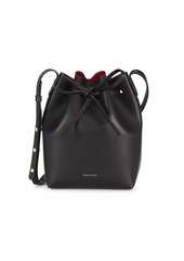 Mansur Gavriel Mini Leather Bucket Bag