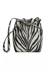 Mansur Gavriel Zebra Print Mini Bucket Bag