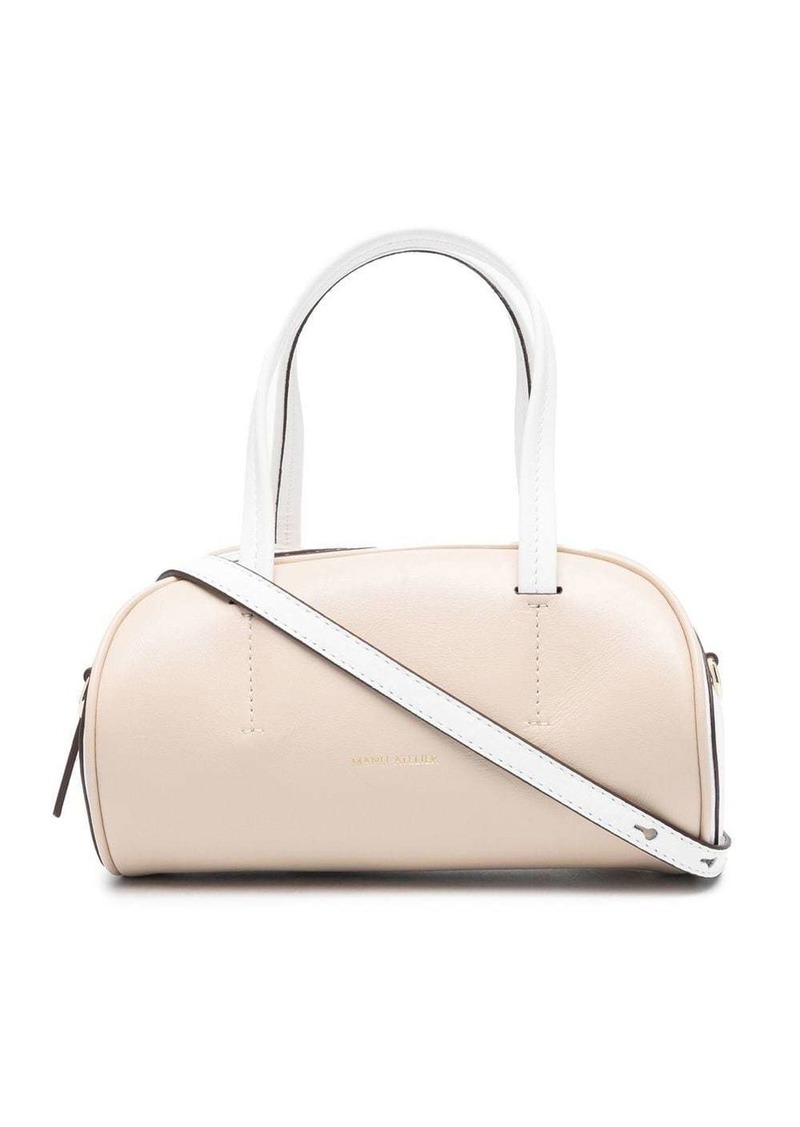 MANU Atelier Cylinder two-tone tote