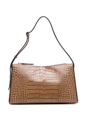 MANU Atelier embossed crocodile-effect shoulder bag