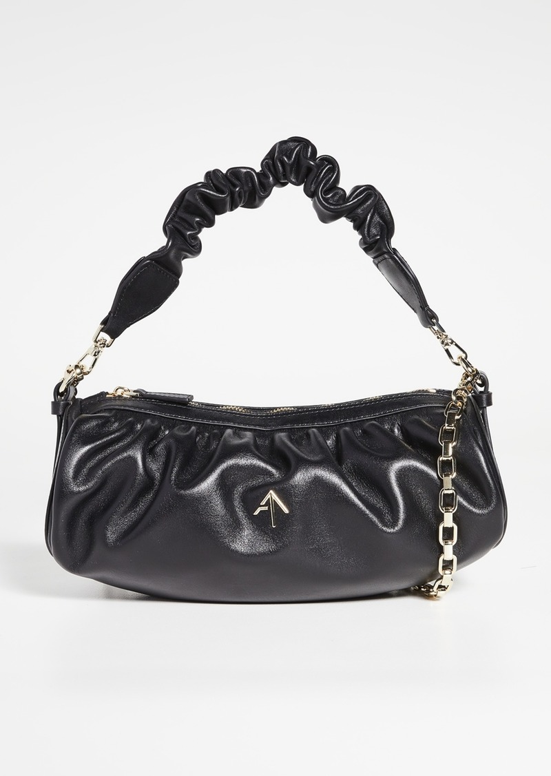 MANU Atelier Ruched Cylinder Chain XX Bag