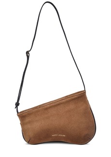 MANU Atelier Mini Curve Suede Leather Bag