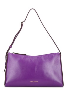 MANU Atelier Prism Leather & Suede Shoulder Bag