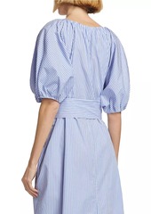 Mara Hoffman Alora Cotton Puff-Sleeve Midi-Dress