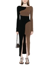 Mara Hoffman Aura Dress In Black, Brown