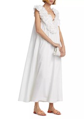 Mara Hoffman Bindi Ruffled Cotton Dress