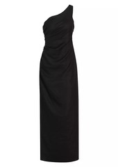 Mara Hoffman Enya One-Shoulder Hemp Maxi Dress