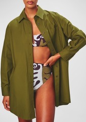 Mara Hoffman Hailey Button-Front Cotton Tunic 