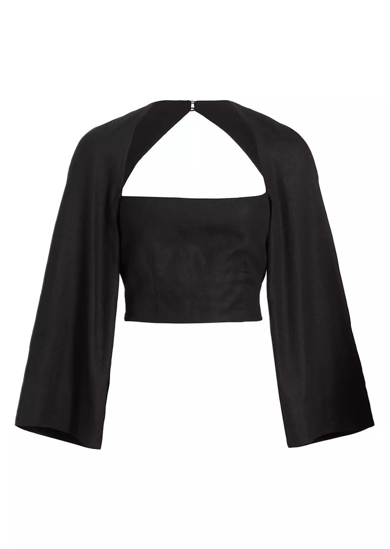 Mara Hoffman Julia Crop Blouse