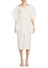 Mara Hoffman Leonara Puff Sleeve Midi Dress