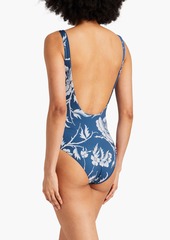 Mara Hoffman - Jodi floral-print swimsuit - Blue - XS