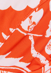 Mara Hoffman - Lua floral-print underwired bikini top - Orange - XS