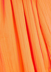 Mara Hoffman - Crinkled cotton-gauze midi dress - Orange - XXS
