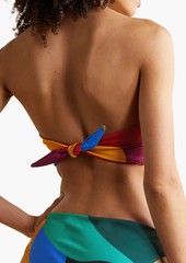 Mara Hoffman - Abigail printed bandeau bikini top - Multicolor - XS