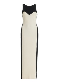 Mara Hoffman - Aleks Ribbed-Knit Cotton Maxi Dress - Multi - L - Moda Operandi