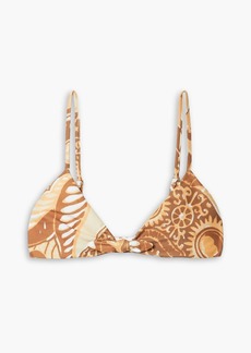 Mara Hoffman - Carla printed bikini top - Brown - XS