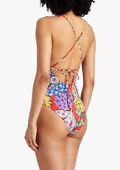 Mara Hoffman - Emma printed swimsuit - Red - XS