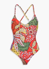 Mara Hoffman - Emma printed swimsuit - Red - XS