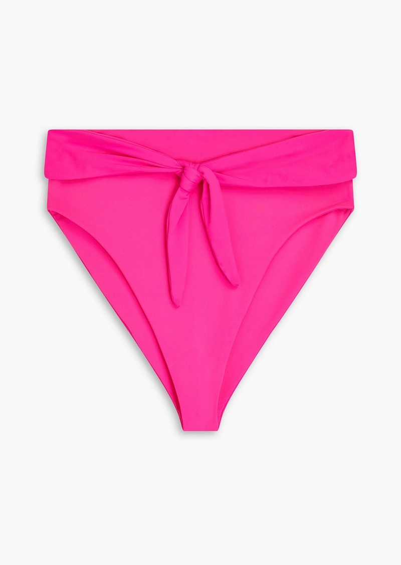 Mara Hoffman - Goldie tie-front bikini briefs - Pink - XS