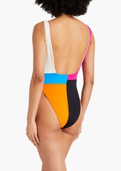 Mara Hoffman - Idalia color-block swimsuit - Pink - XS