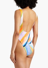 Mara Hoffman - Idalia printed swimsuit - Orange - XS