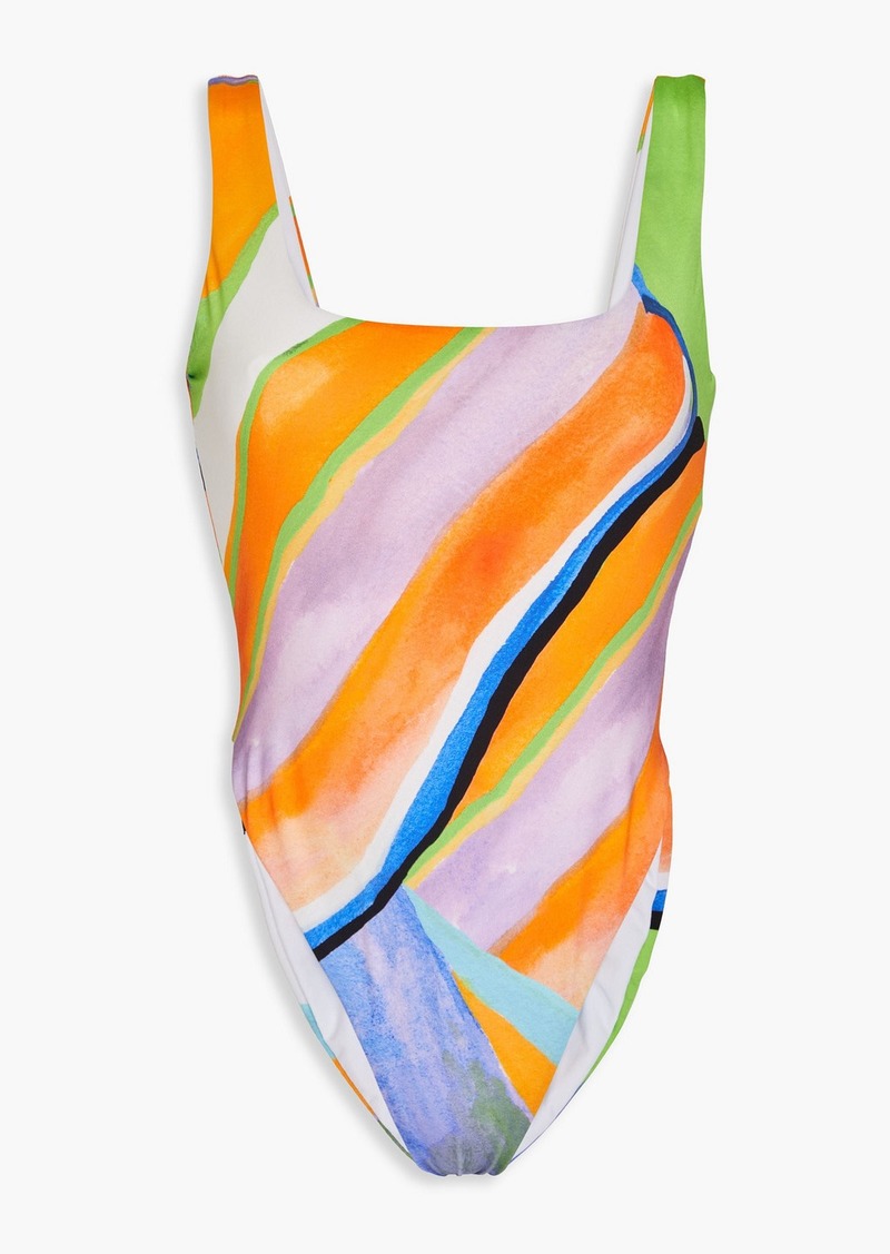 Mara Hoffman - Idalia printed swimsuit - Orange - XS