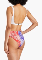 Mara Hoffman - Imina printed bikini briefs - Purple - XS