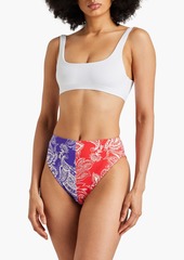 Mara Hoffman - Imina printed bikini briefs - Purple - XS