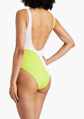 Mara Hoffman - Jodi two-tone swimsuit - Yellow - XS