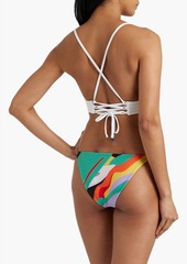 Mara Hoffman - Lei printed low-rise bikini briefs - Blue - XS