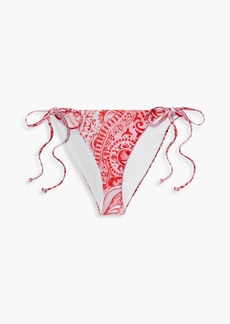 Mara Hoffman - Lei printed low-rise bikini briefs - Red - XS