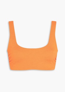 Mara Hoffman - Lira ribbed bikini top - Orange - XS