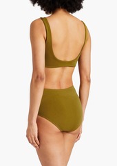Mara Hoffman - Lydia stretch-TENCEL™ high-rise bikini briefs - Green - XS